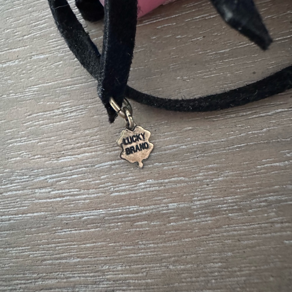 Lucky Brand Gold Pendant Necklace with Bracelet (Set) - Picture 6 of 16